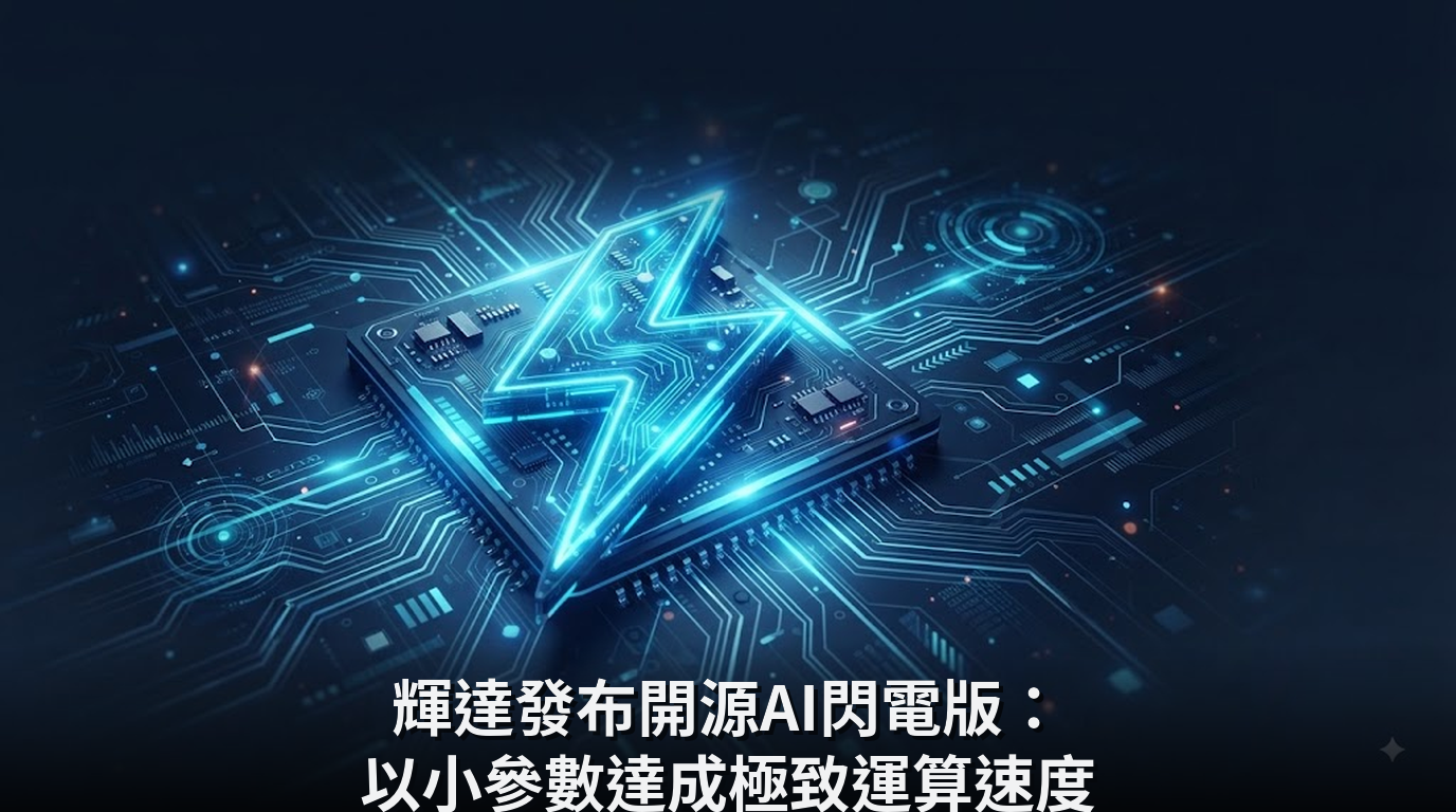 輝達發布開源AI閃電版：以小參數達成極致運算速度