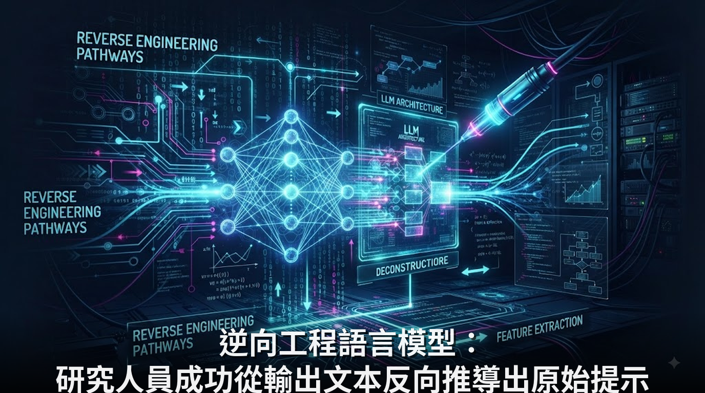 逆向工程語言模型：研究人員成功從輸出文本反向推導出原始提示