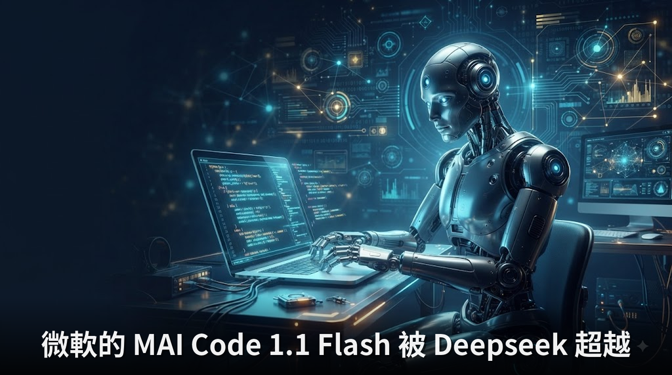 微軟的 MAI Code 1.1 Flash 被 Deepseek 超越