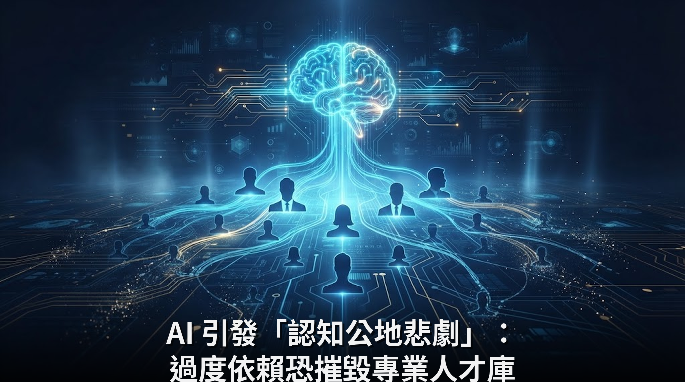 AI 引發「認知公地悲劇」：過度依賴恐摧毀專業人才庫