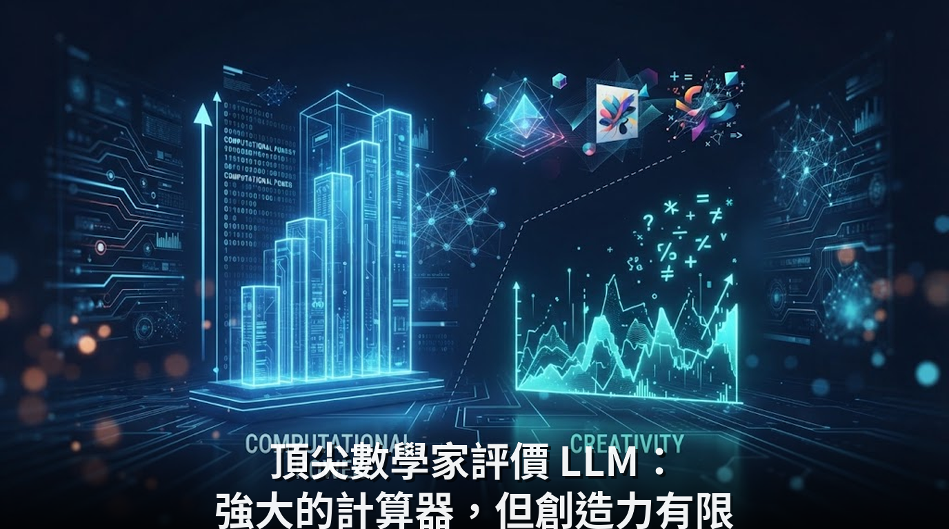 頂尖數學家評價 LLM：強大的計算器，但創造力有限