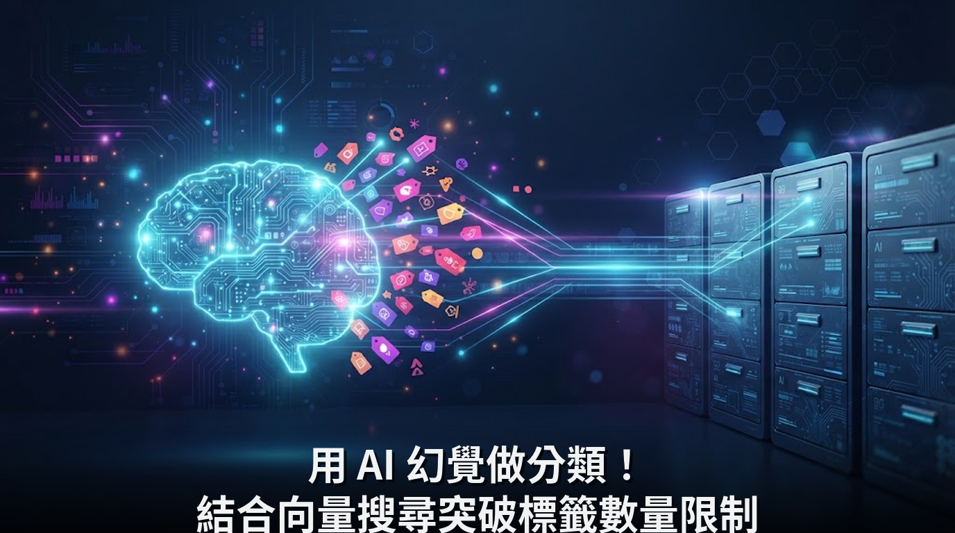 用 AI 幻覺做分類！結合向量搜尋突破標籤數量限制