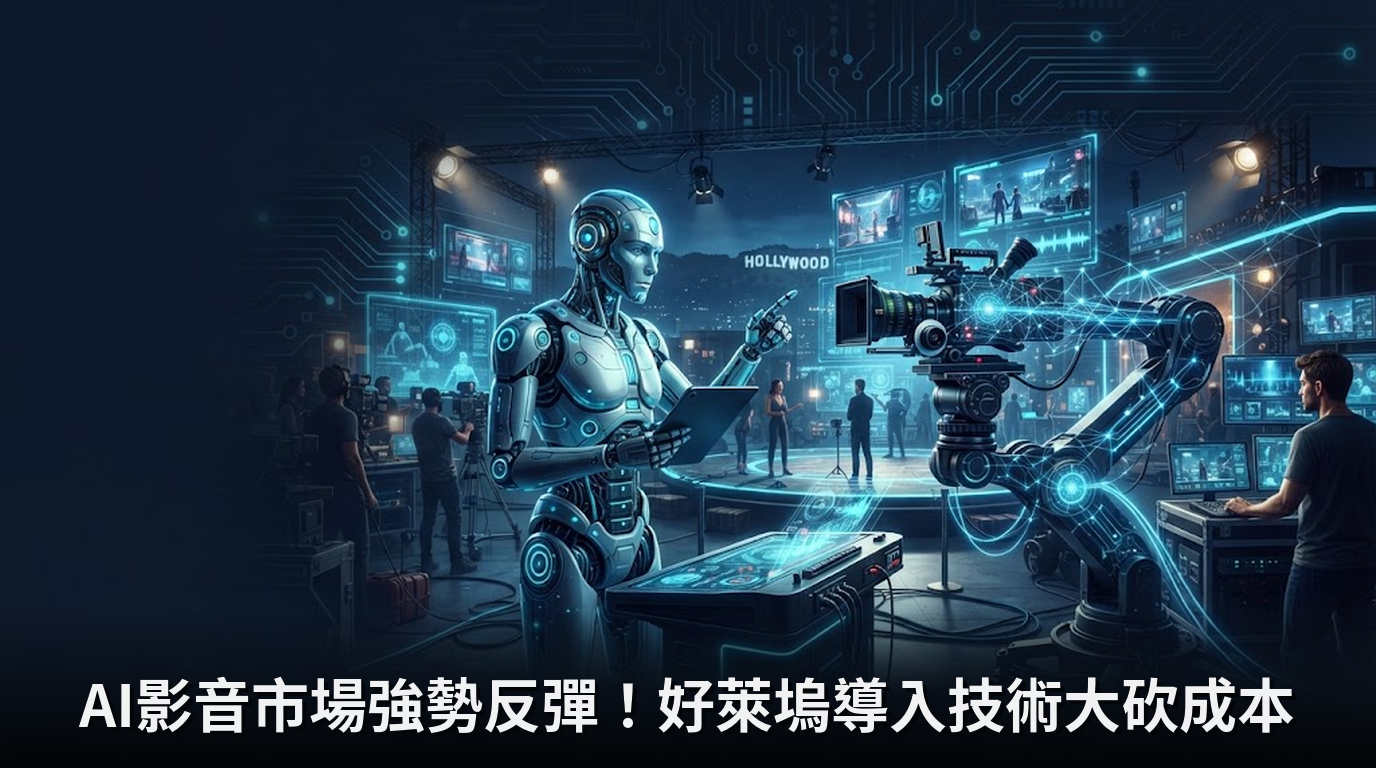 AI影音市場強勢反彈！好萊塢導入技術大砍成本