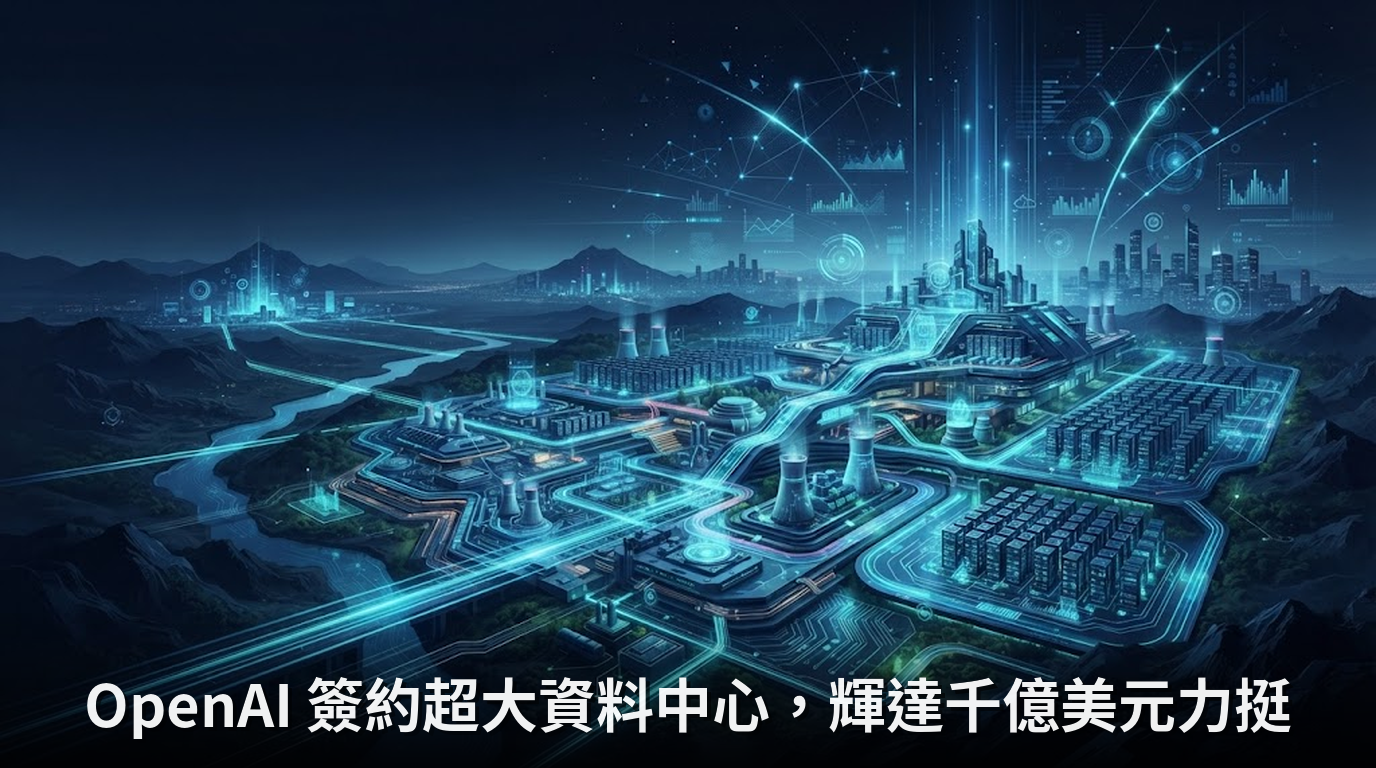 OpenAI 簽約超大資料中心，輝達千億美元力挺