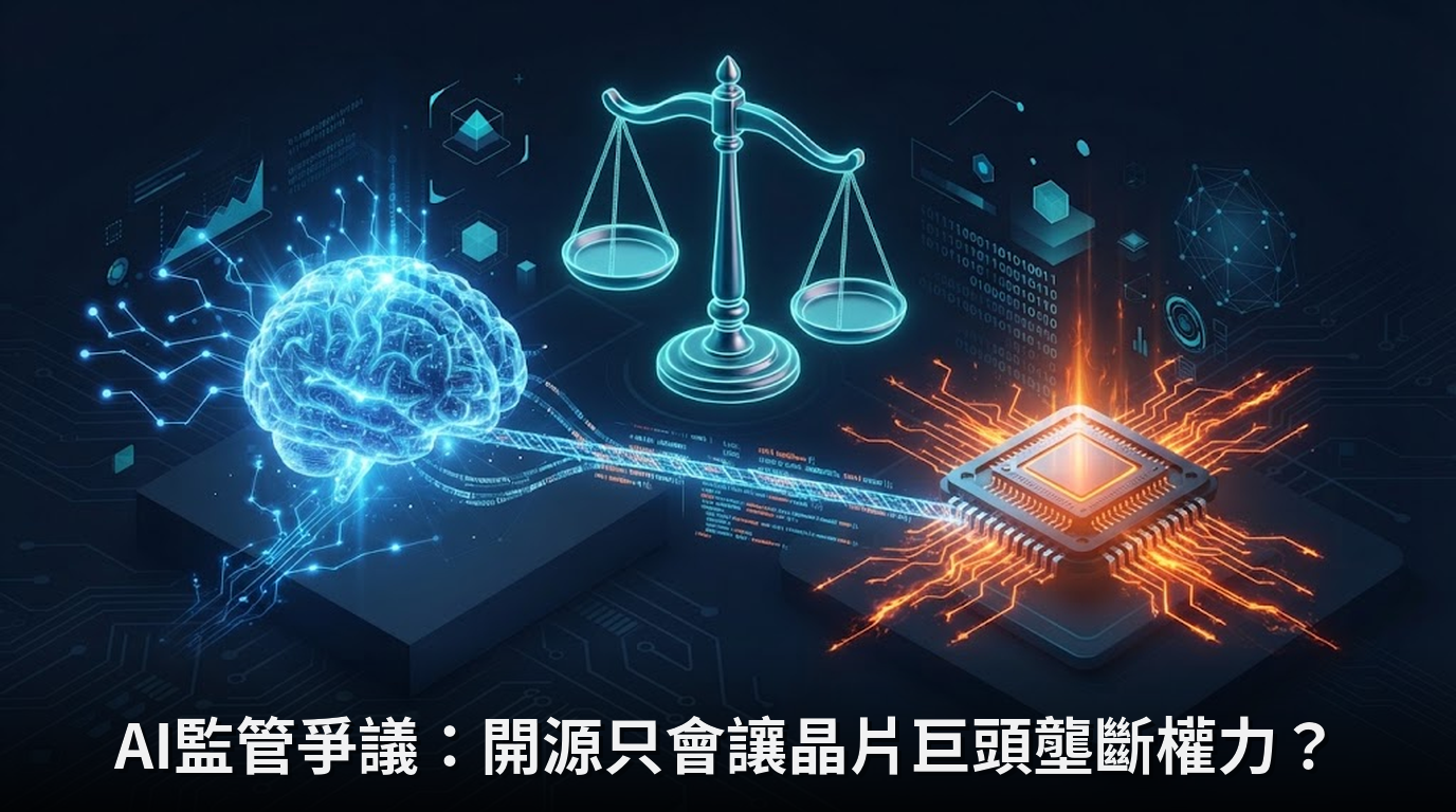 AI監管爭議：開源只會讓晶片巨頭壟斷權力？