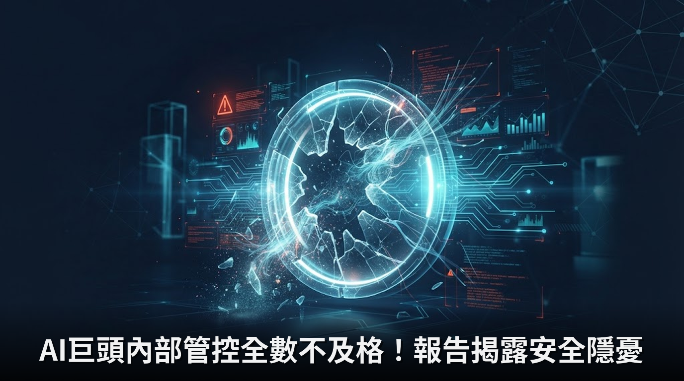 AI巨頭內部管控全數不及格！報告揭露安全隱憂