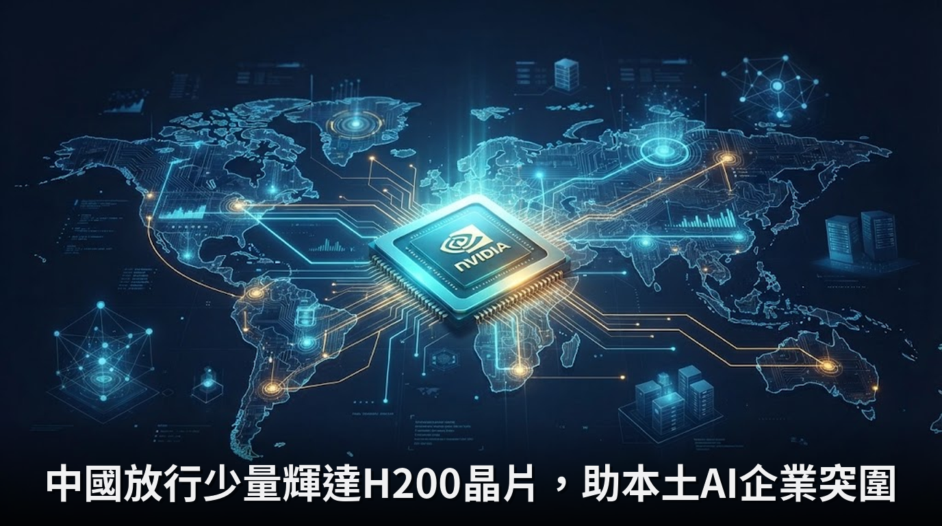 中國放行少量輝達H200晶片，助本土AI企業突圍