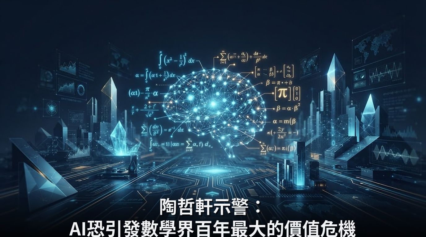 陶哲軒示警：AI恐引發數學界百年最大的價值危機