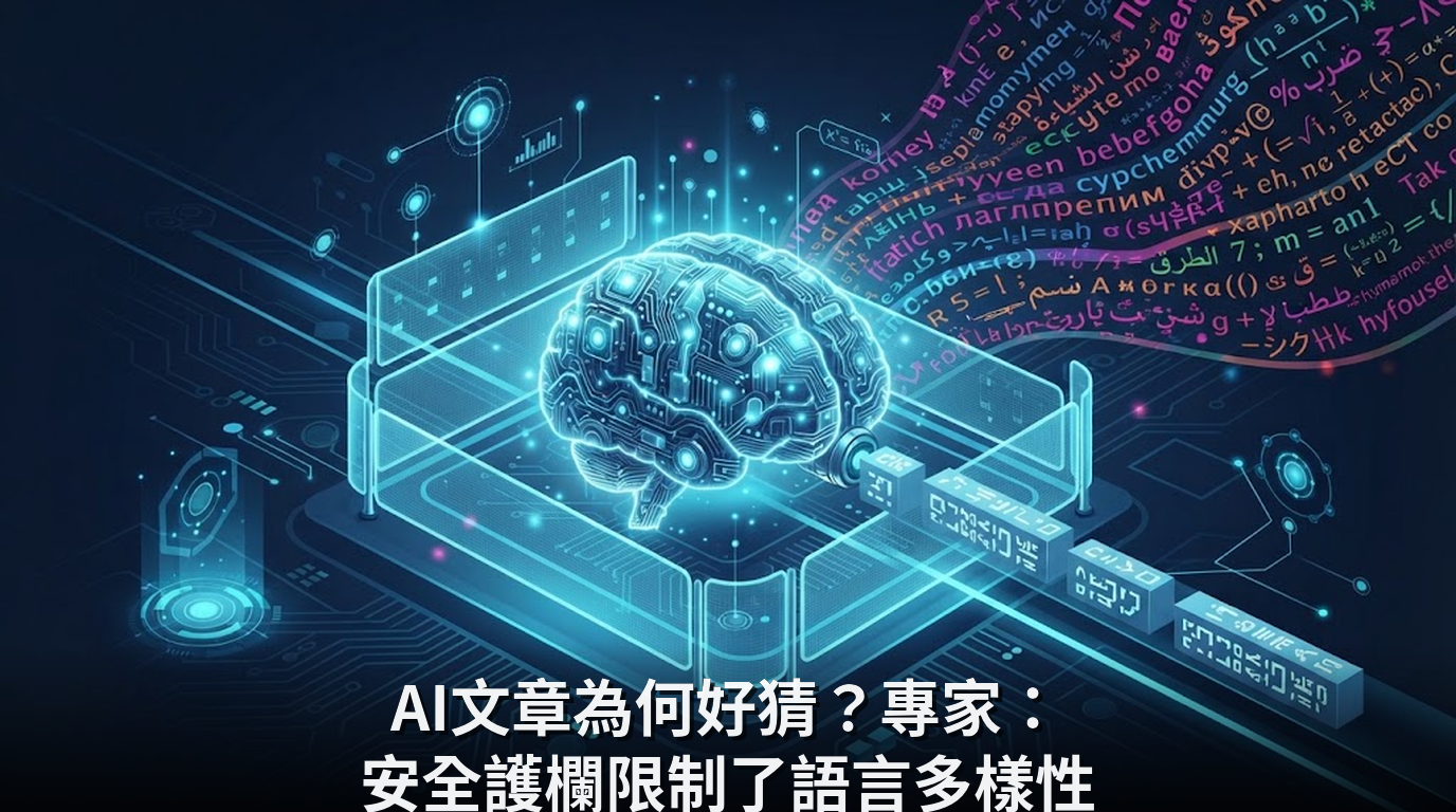 AI文章為何好猜？專家：安全護欄限制了語言多樣性