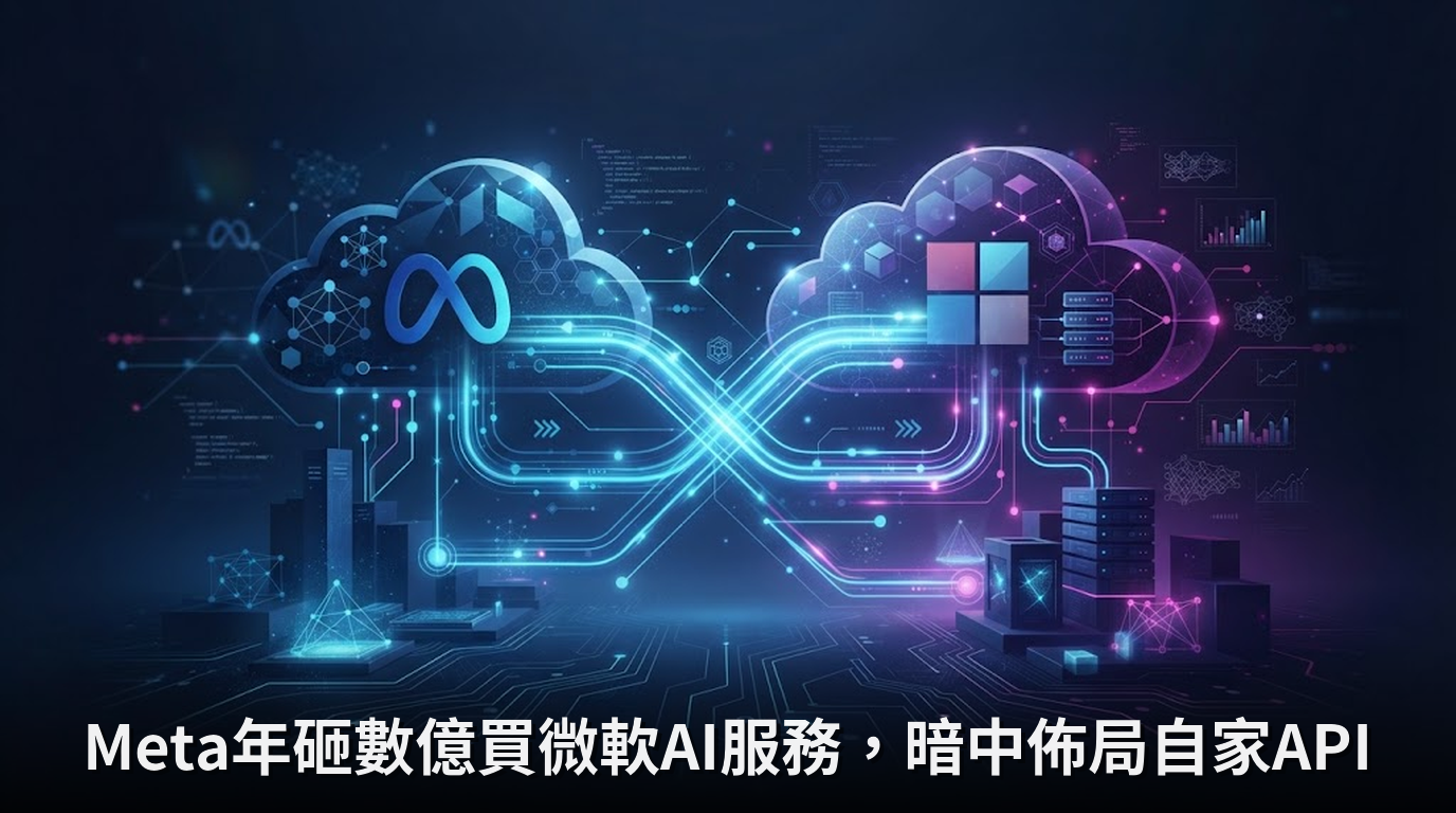 Meta年砸數億買微軟AI服務，暗中佈局自家API