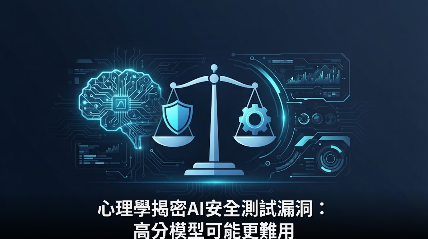 心理學揭密AI安全測試漏洞：高分模型可能更難用