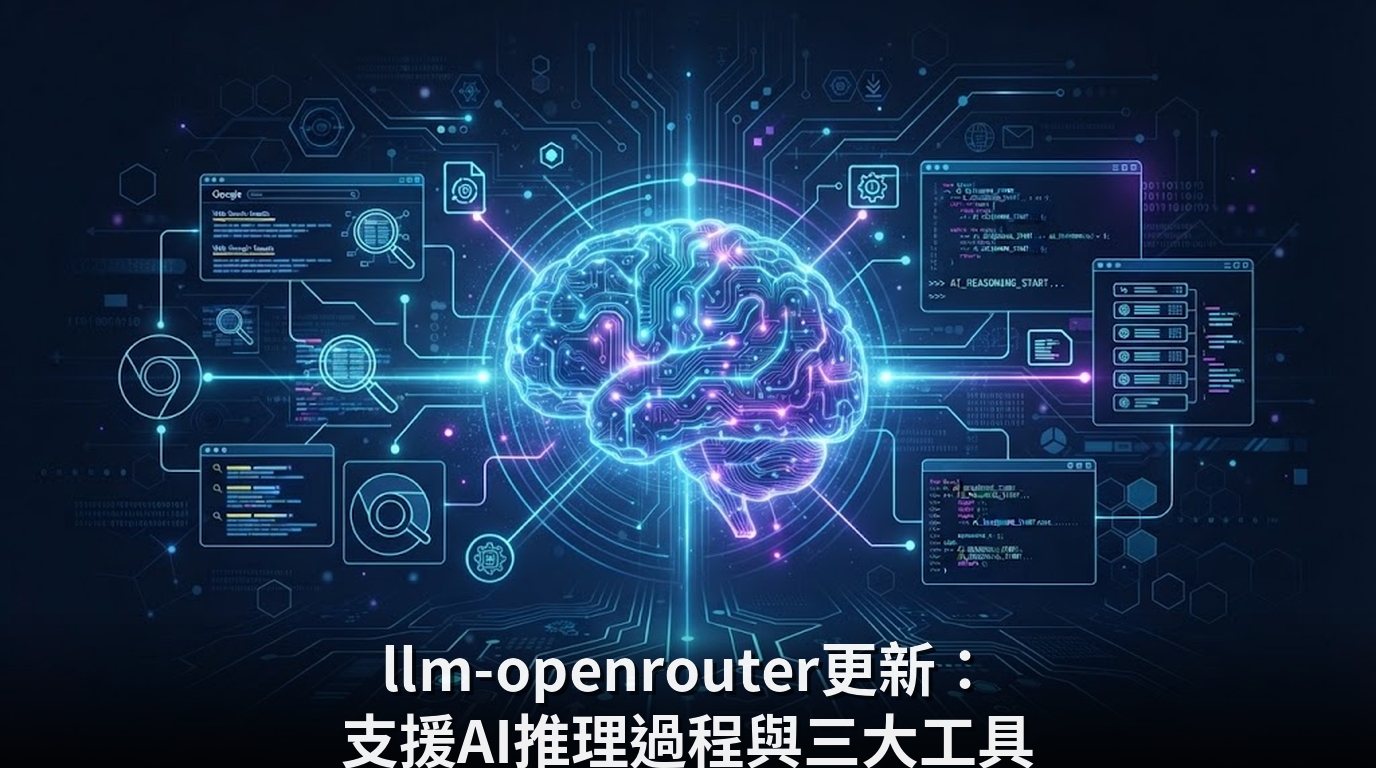 llm-openrouter更新：支援AI推理過程與三大工具