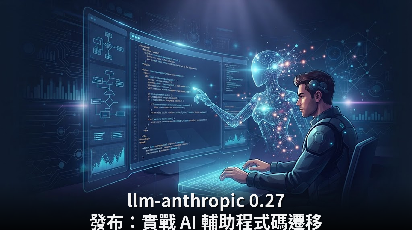 llm-anthropic 0.27 發布：實戰 AI 輔助程式碼遷移
