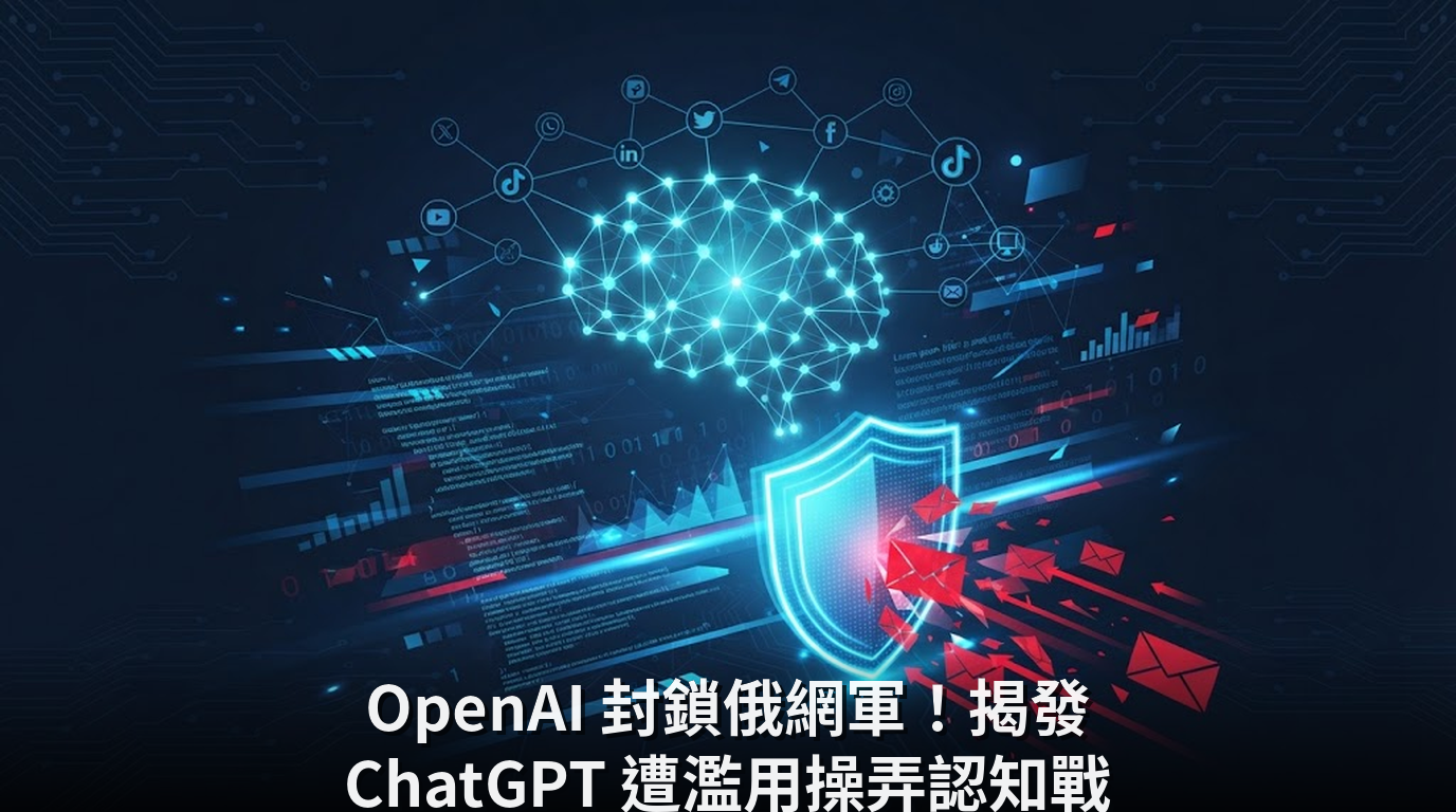 OpenAI 封鎖俄網軍！揭發 ChatGPT 遭濫用操弄認知戰