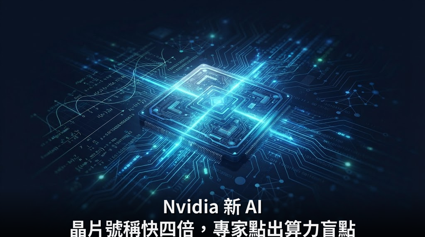 Nvidia 新 AI 晶片號稱快四倍，專家點出算力盲點
