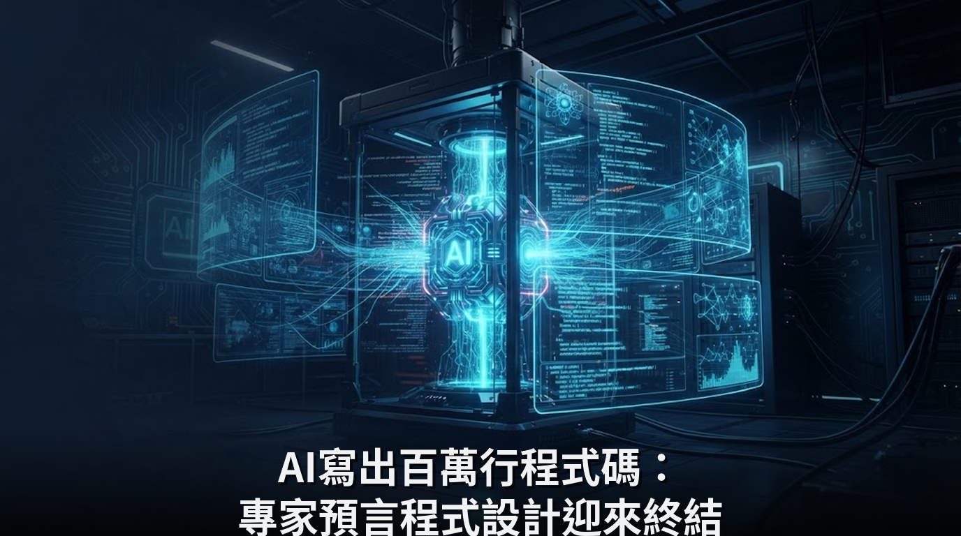 AI寫出百萬行程式碼：專家預言程式設計迎來終結
