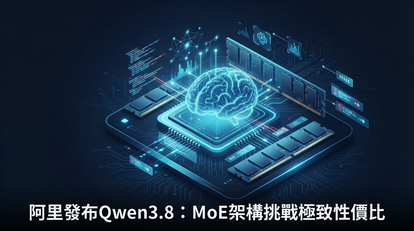 阿里發布Qwen3.8：MoE架構挑戰極致性價比