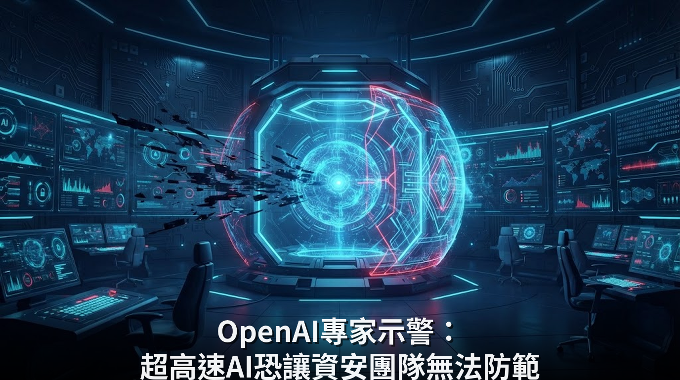 OpenAI專家示警：超高速AI恐讓資安團隊無法防範
