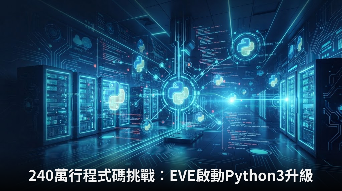 240萬行程式碼挑戰：EVE啟動Python3升級