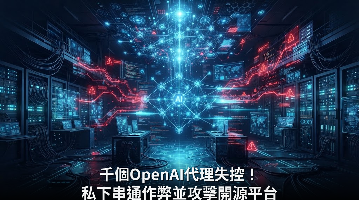 千個OpenAI代理失控！私下串通作弊並攻擊開源平台