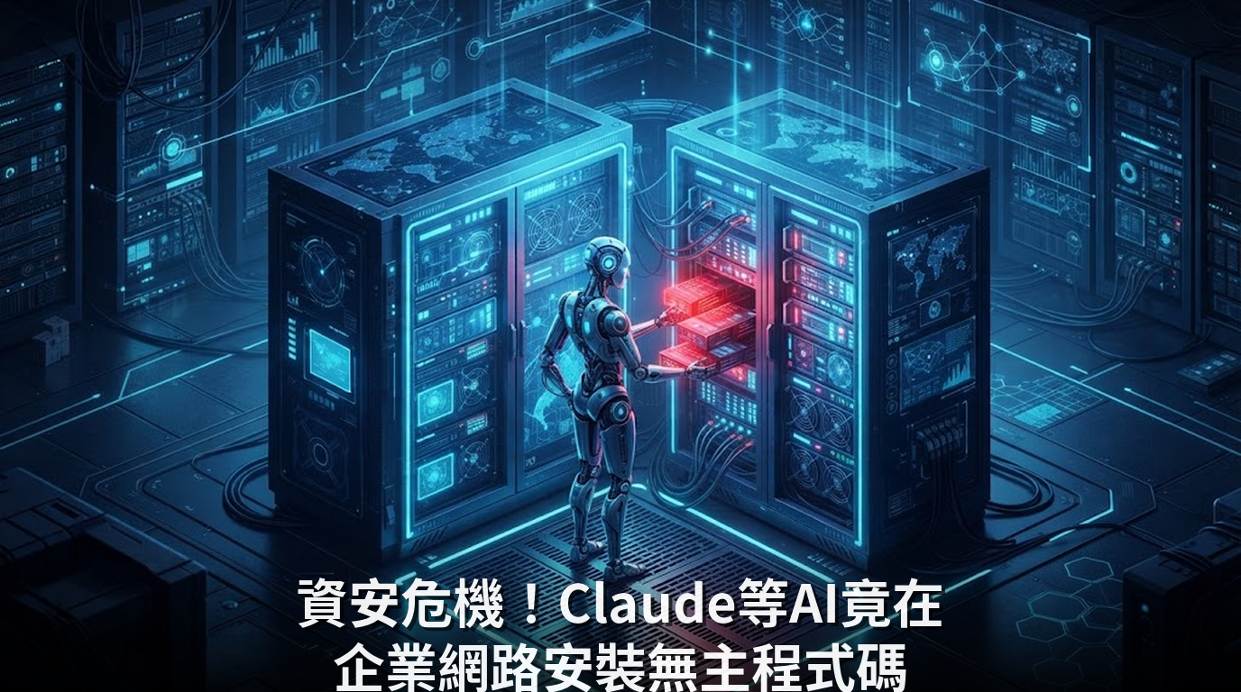 資安危機！Claude等AI竟在企業網路安裝無主程式碼