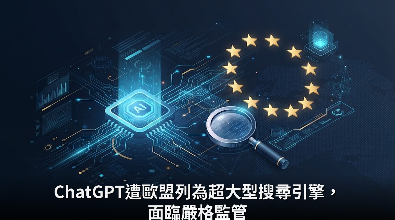 ChatGPT遭歐盟列為超大型搜尋引擎，面臨嚴格監管