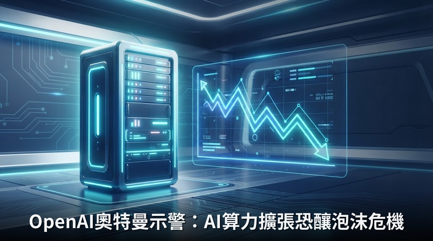 OpenAI奧特曼示警：AI算力擴張恐釀泡沫危機