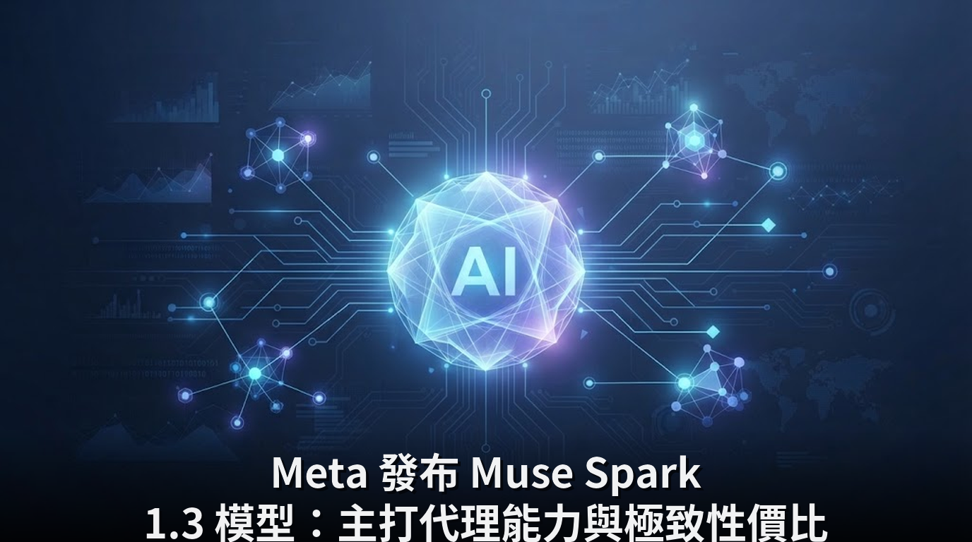 Meta 發布 Muse Spark 1.3 模型：主打代理能力與極致性價比
