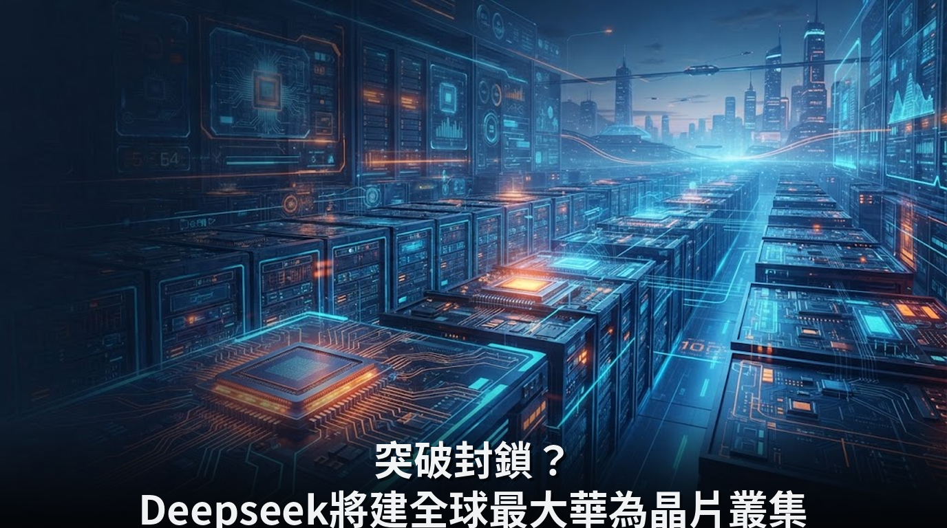 突破封鎖？Deepseek將建全球最大華為晶片叢集