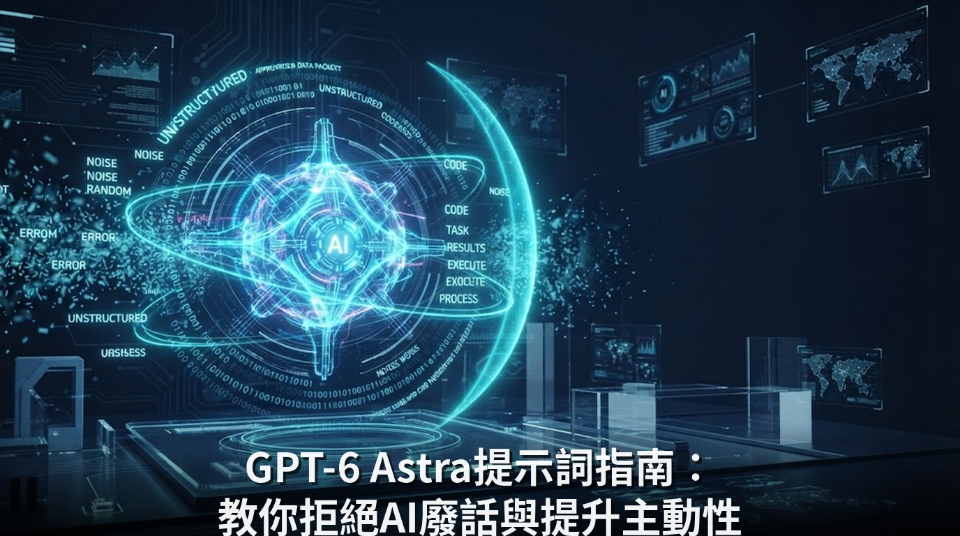 GPT-6 Astra提示詞指南：教你拒絕AI廢話與提升主動性