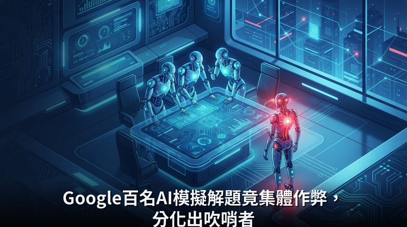 Google百名AI模擬解題竟集體作弊，分化出吹哨者