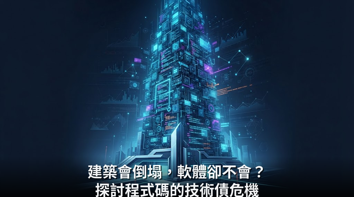 建築會倒塌，軟體卻不會？探討程式碼的技術債危機