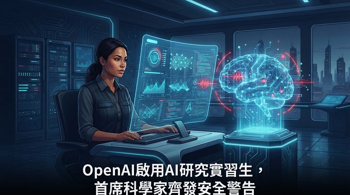 OpenAI啟用AI研究實習生，首席科學家齊發安全警告