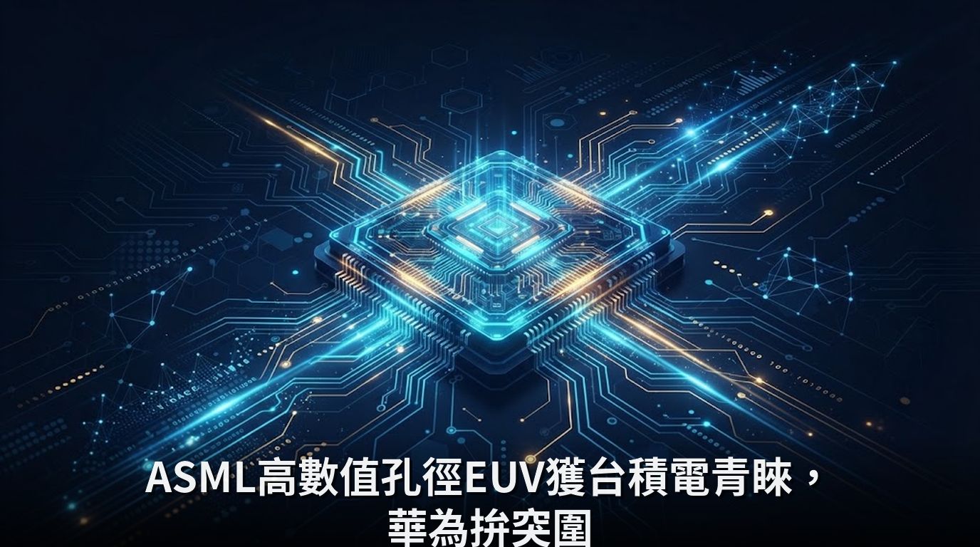 ASML高數值孔徑EUV獲台積電青睞，華為拚突圍