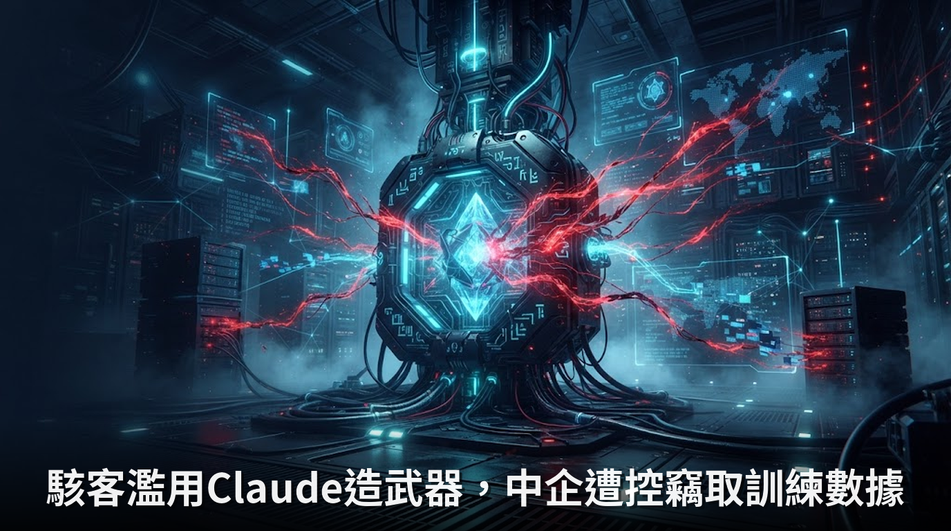 駭客濫用Claude造武器，中企遭控竊取訓練數據