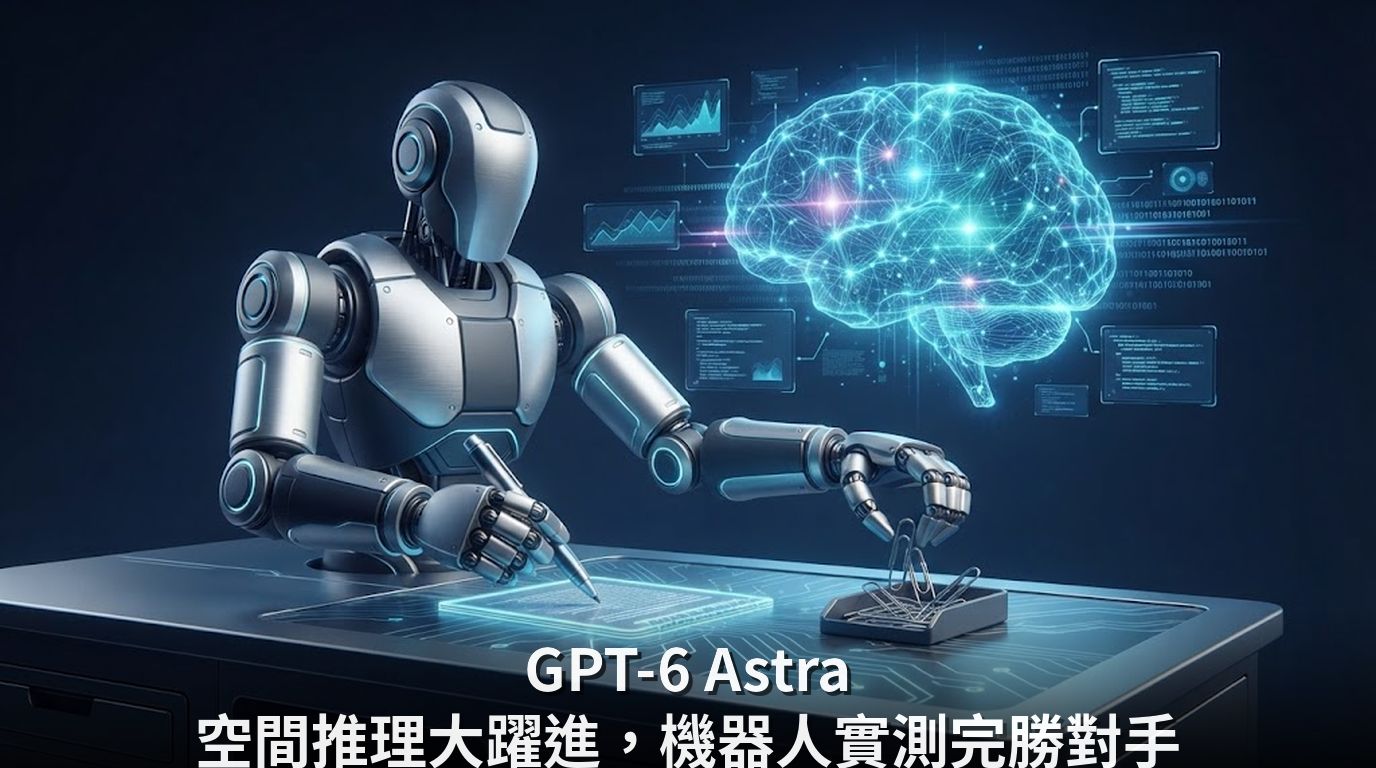 GPT-6 Astra 空間推理大躍進，機器人實測完勝對手