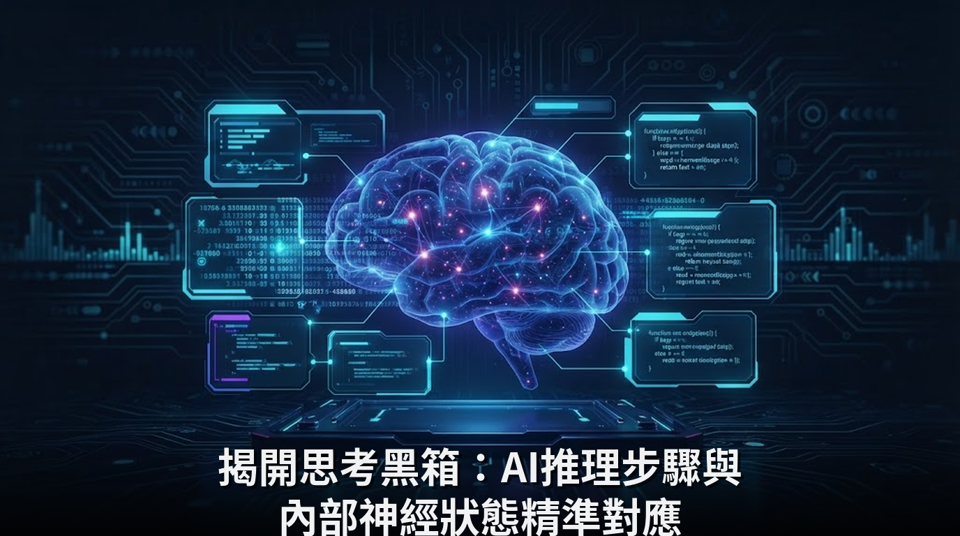 揭開思考黑箱：AI推理步驟與內部神經狀態精準對應