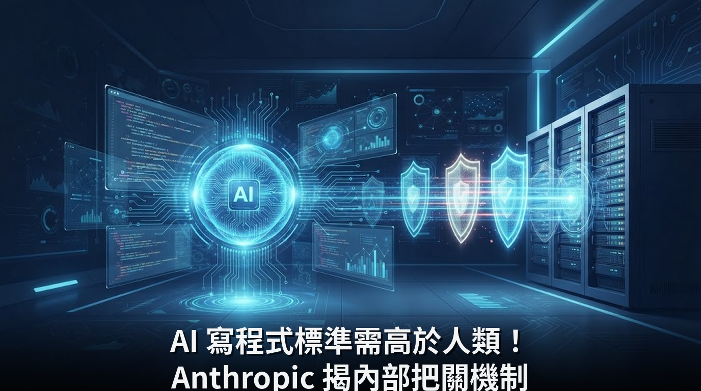 AI 寫程式標準需高於人類！Anthropic 揭內部把關機制