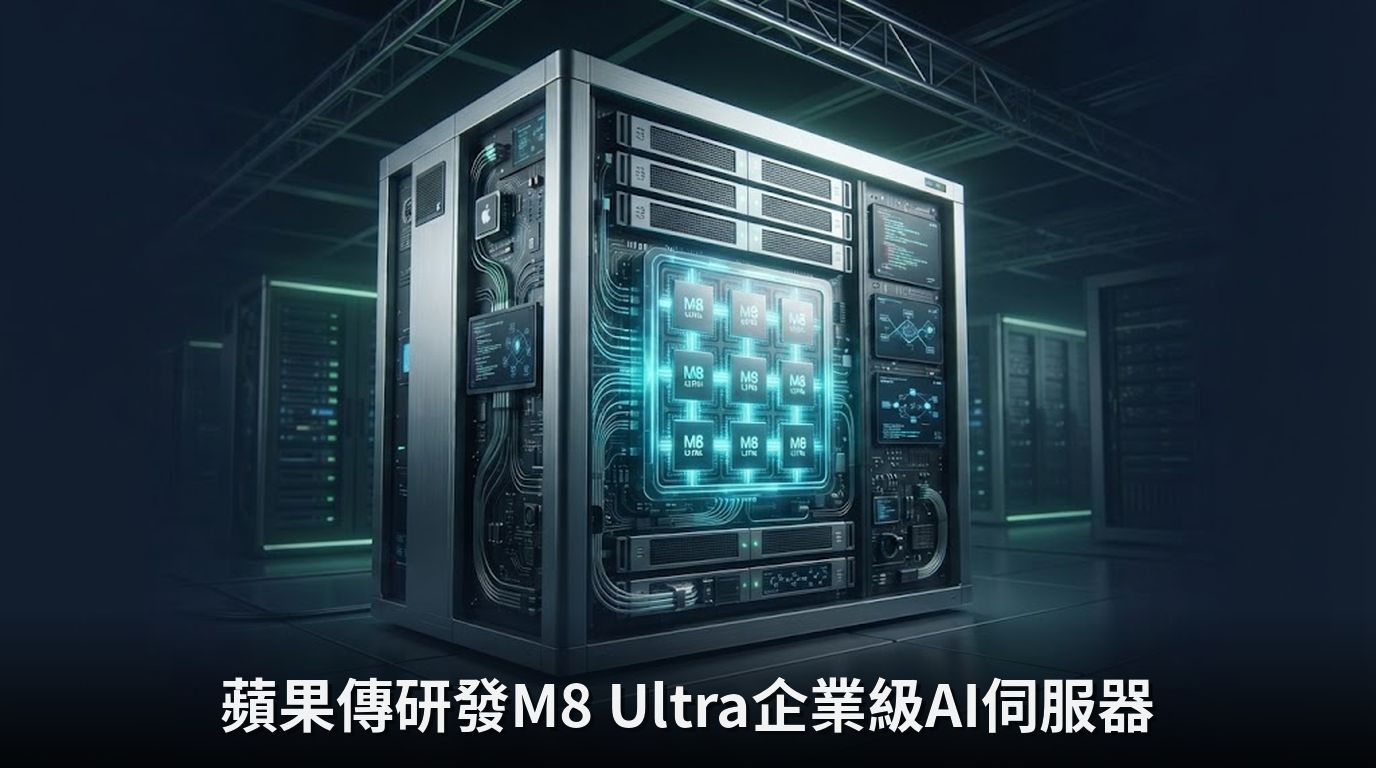 蘋果傳研發M8 Ultra企業級AI伺服器
