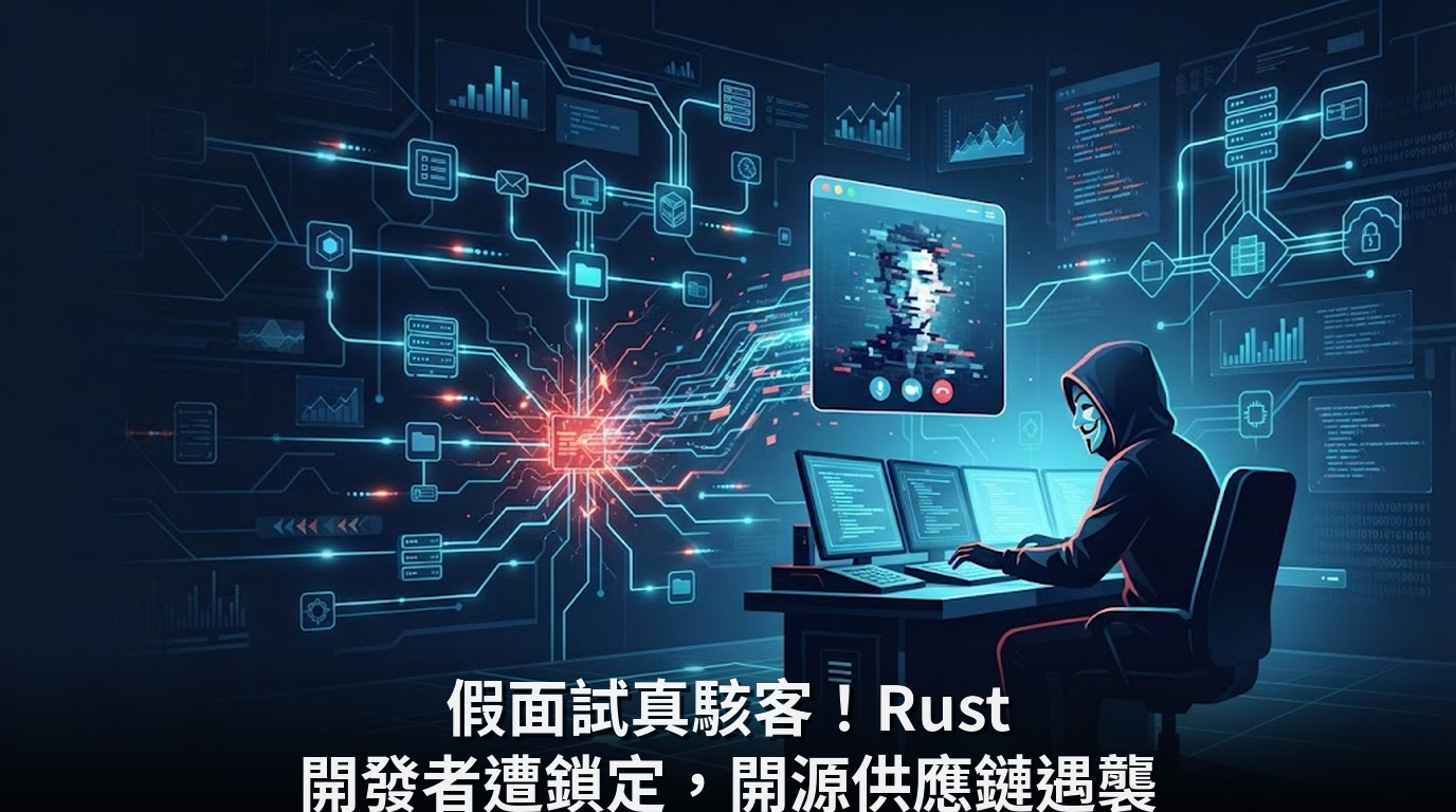 假面試真駭客！Rust 開發者遭鎖定，開源供應鏈遇襲