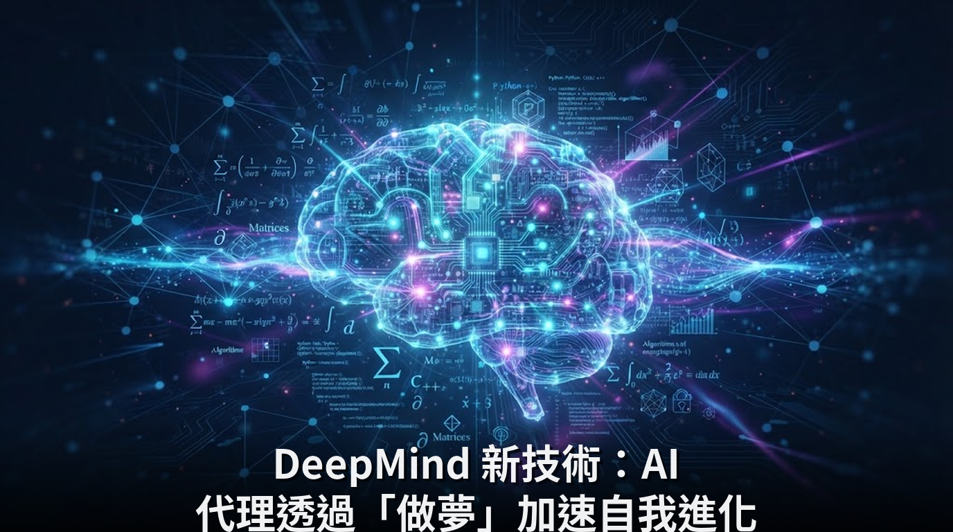 DeepMind 新技術：AI 代理透過「做夢」加速自我進化