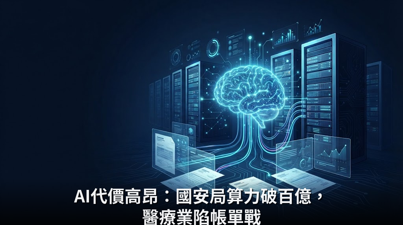 AI代價高昂：國安局算力破百億，醫療業陷帳單戰