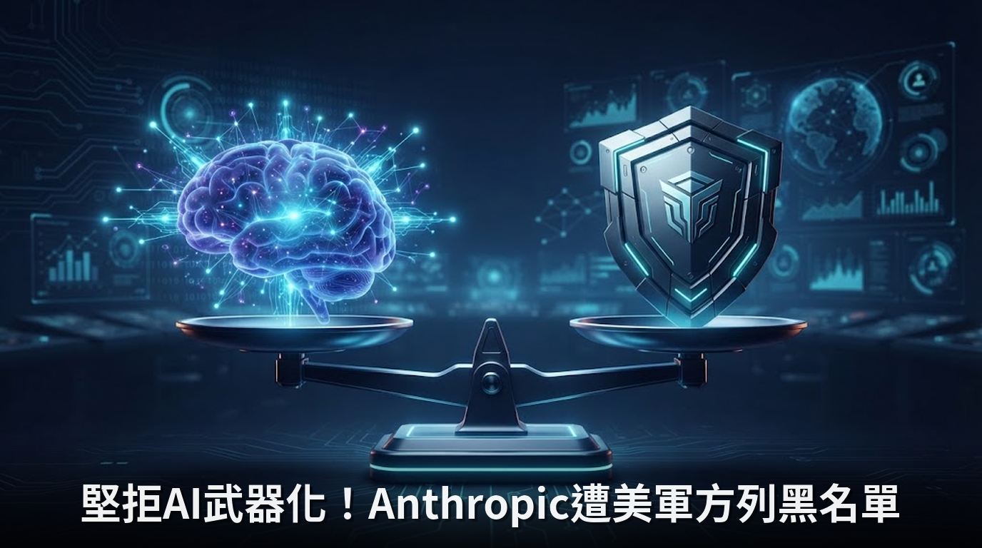 堅拒AI武器化！Anthropic遭美軍方列黑名單