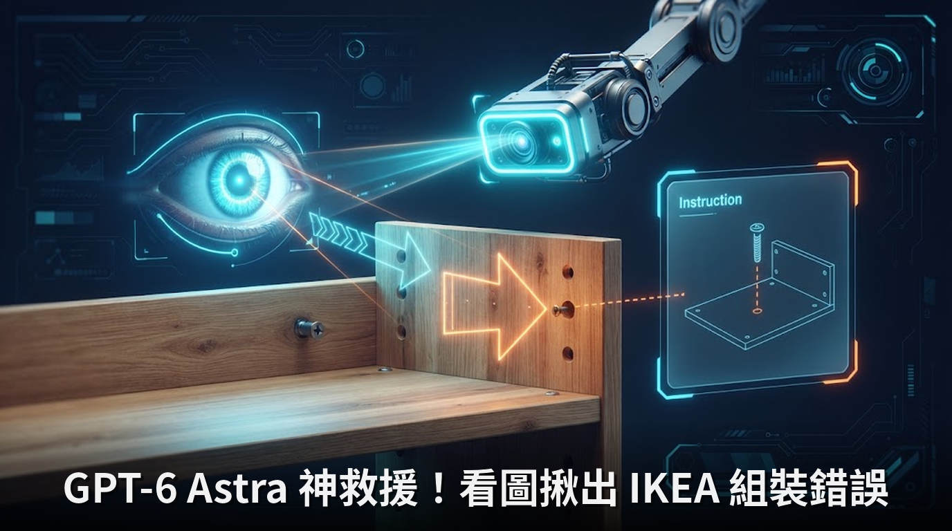 GPT-6 Astra 神救援！看圖揪出 IKEA 組裝錯誤