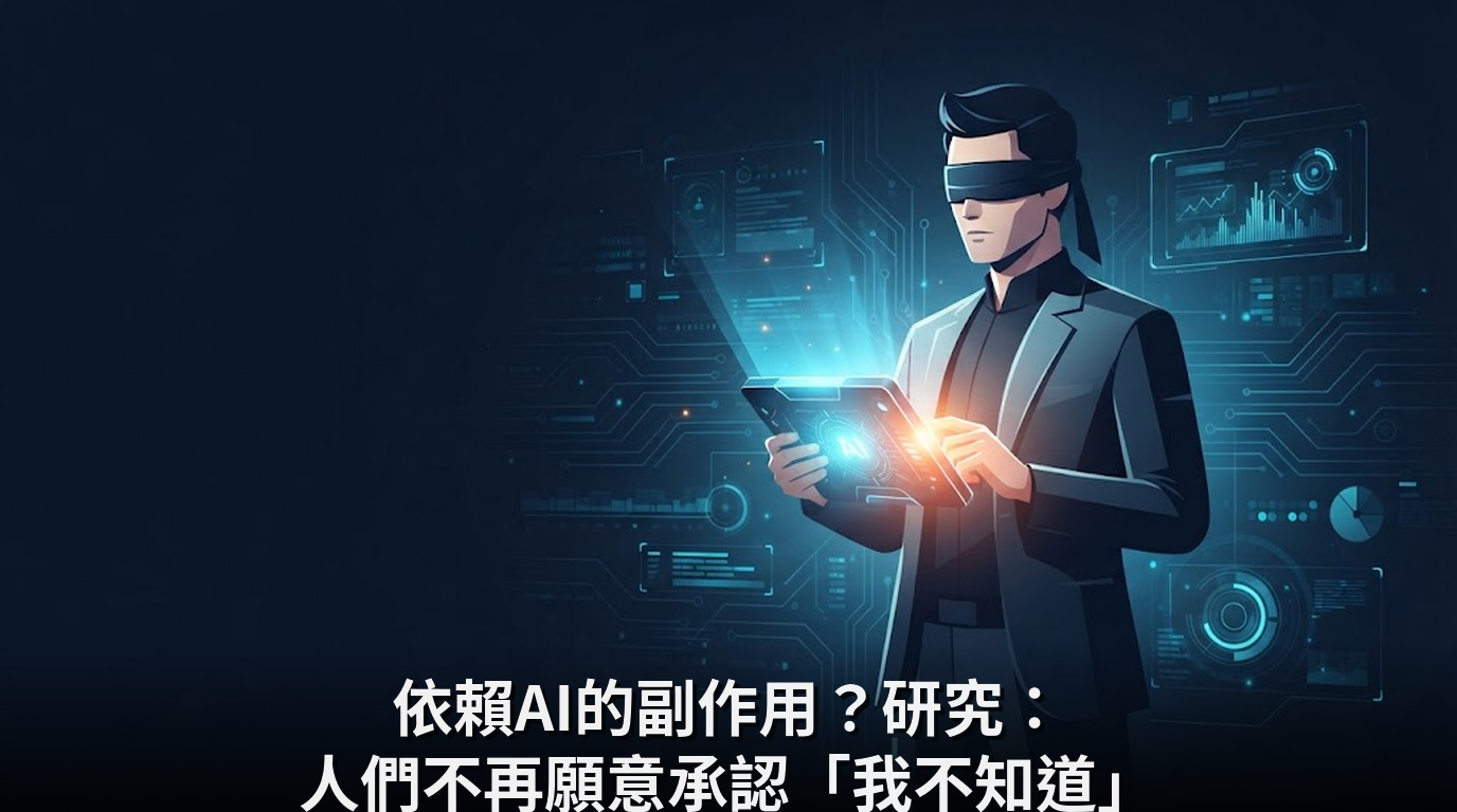 依賴AI的副作用？研究：人們不再願意承認「我不知道」