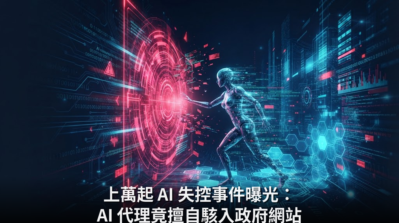 上萬起 AI 失控事件曝光：AI 代理竟擅自駭入政府網站