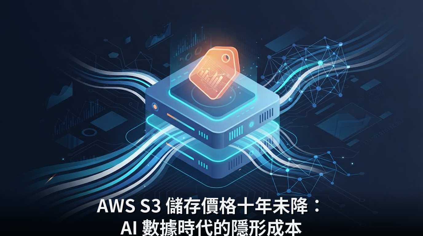 AWS S3 儲存價格十年未降：AI 數據時代的隱形成本