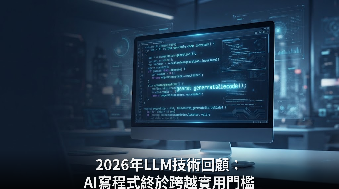 2026年LLM技術回顧：AI寫程式終於跨越實用門檻