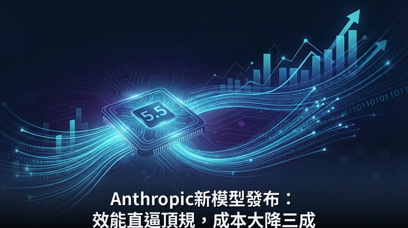 Anthropic新模型發布：效能直逼頂規，成本大降三成