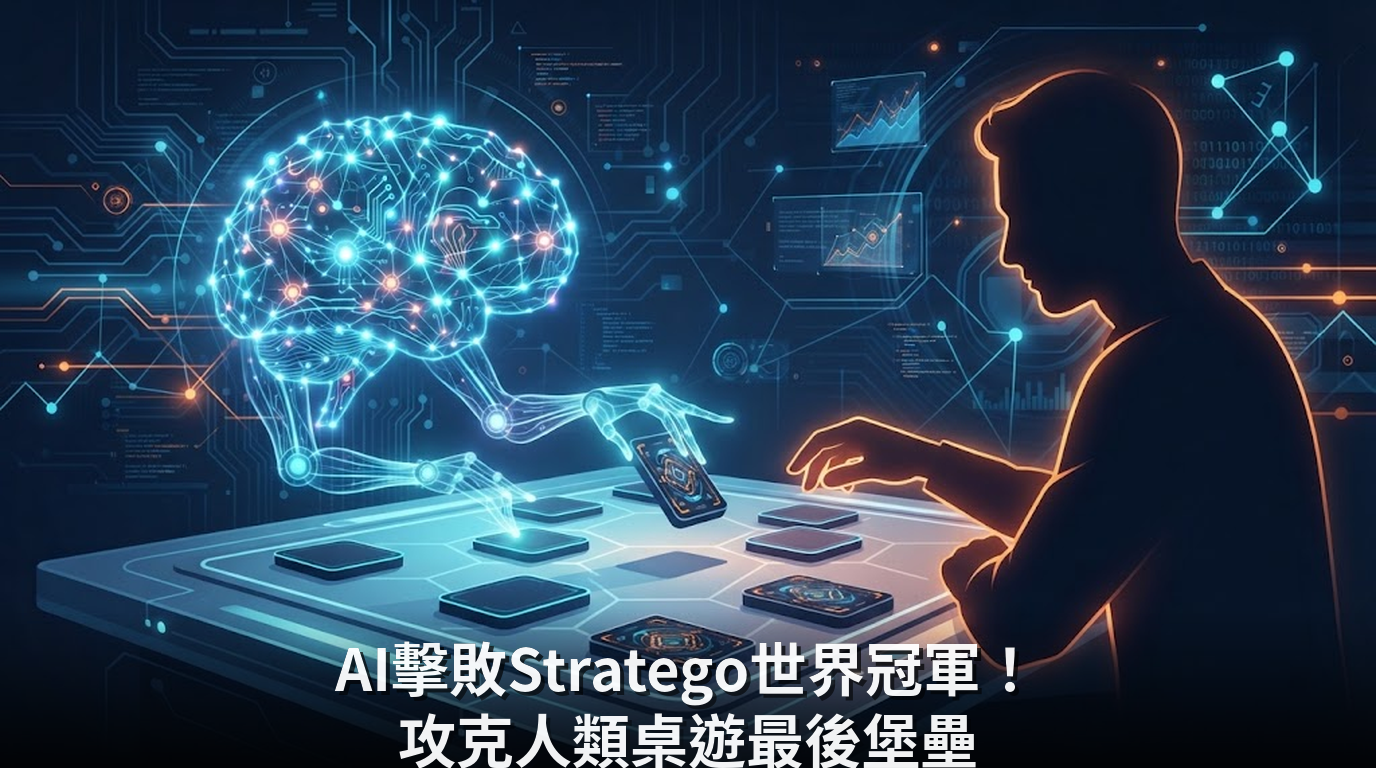 AI擊敗Stratego世界冠軍！攻克人類桌遊最後堡壘